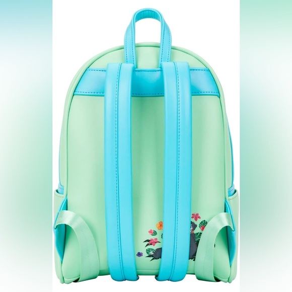 💙💚NWT-Loungefly Disney Jungle Book Bare Necessities Backpack💙💚 - Picture 2 of 13